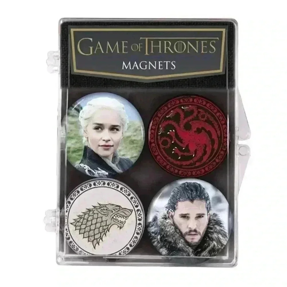 Dark Horse Deluxe Game of Thrones Magnet 4 Pack, Multicolor